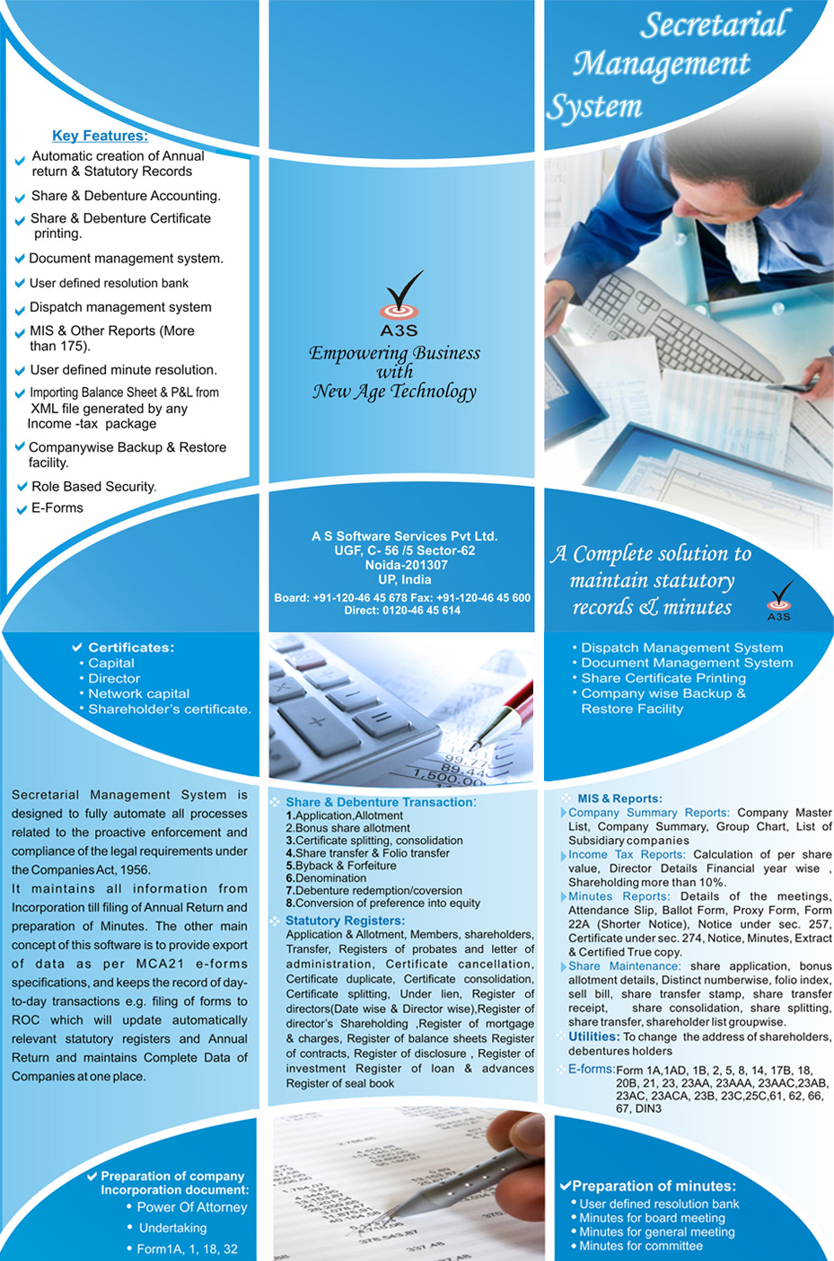 Secretarial Management System